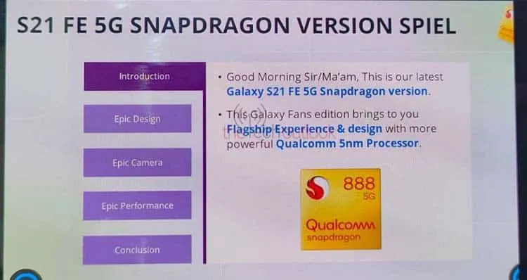 samsung galaxy s21 fe 5g snapdragon version 888, new galaxy s21 fe 5g, s21 fe 5g release date, s21 fe 5g price, s21 fe 5g indian version, s21 fe 5g snapdragon version, module leaked
